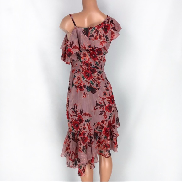 Lovers + Friends Stacy Midi Dress Holiday Floral - Picture 7 of 13